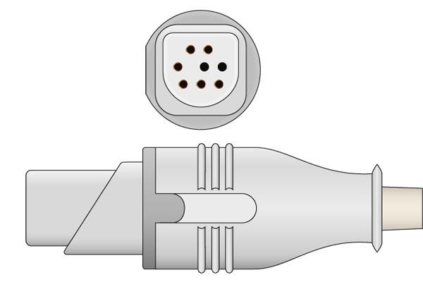 Cable Adaptador SpO2 Compatible con Novametrix- 8898-00