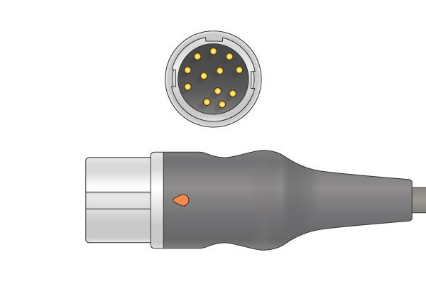 Adaptador de Cable Conductor ECG Reutilizable de Covidien a Philips- 33507