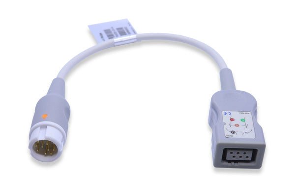 Adaptador de Cable Conductor ECG Reutilizable de Covidien a Philips