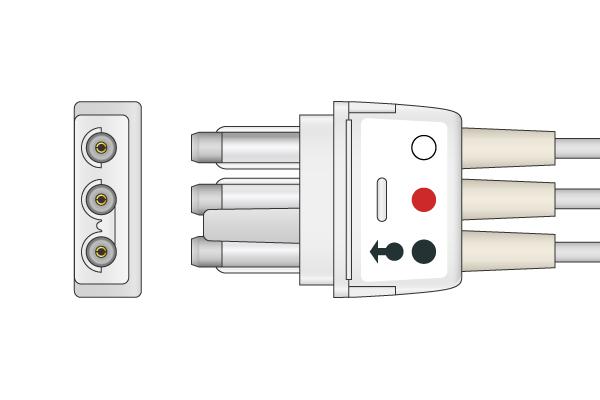 Cable Conductor ECG Compatible con Spacelabs- 700-0006-39