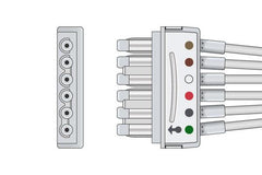 Cable Conductor ECG Compatible con Spacelabs- 700-0006-39thumb