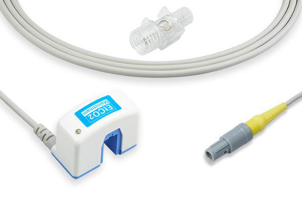 Capnografía de Corriente Principal del Sensor EtCO2 Compatible con Respironics