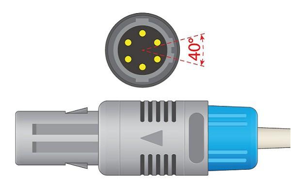 Cable ECG de Conexión Directa Compatible con Sonoscape