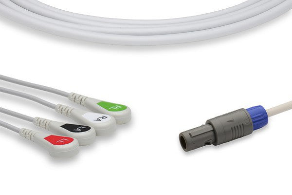 Cable ECG de Conexión Directa Compatible con Petas