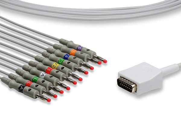 Cable EKG de Conexión Directa Compatible con Nihon Kohden