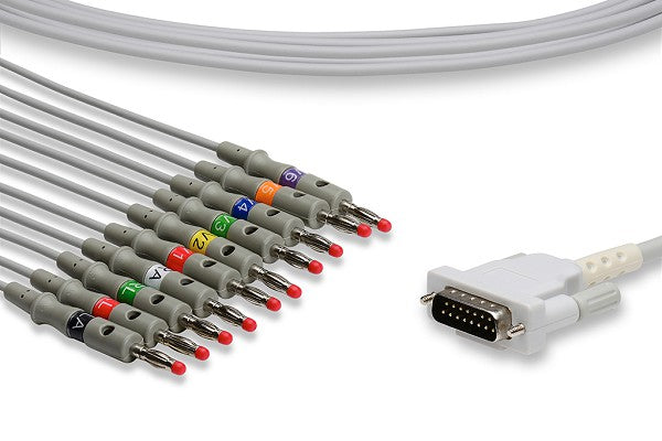 Cable EKG de Conexión Directa Compatible con Schiller