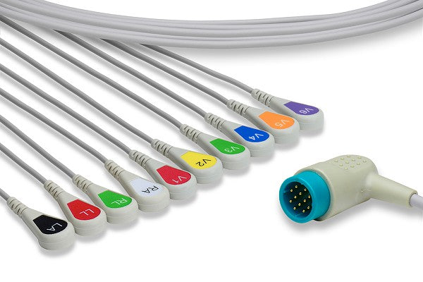 Cable EKG de Conexión Directa Compatible con Medtronic > Physio Control