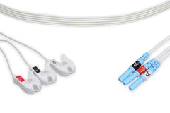 Cable Conductor ECG Desechable Compatible con estilo DINthumb