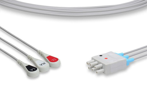 Cable Conductor ECG Compatible con Nihon Kohden