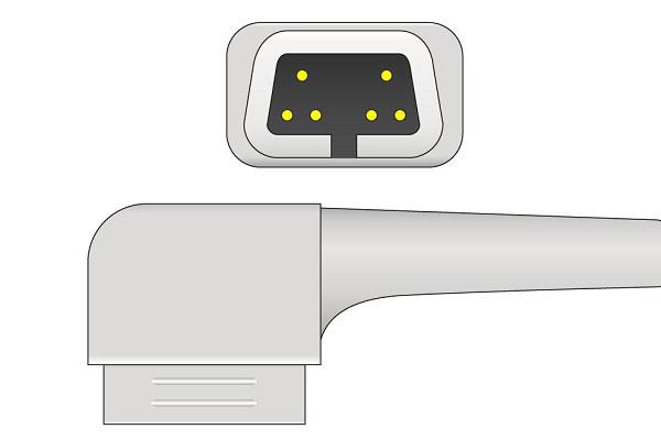 Sensor SpO2 de Conexión Directa Compatible con Criticare- 975PD-10