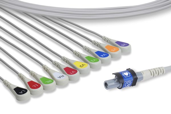 Cable EKG de Conexión Directa Compatible con Welch Allyn