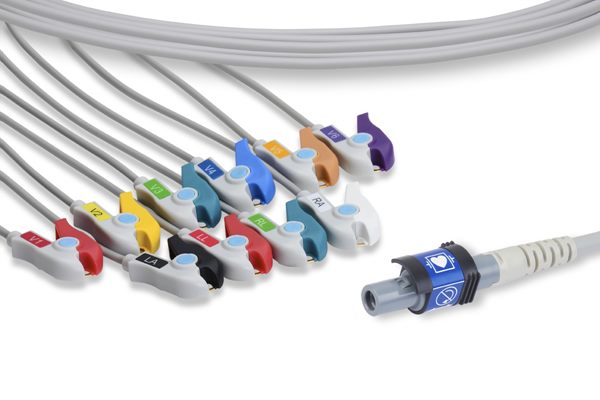 Cable EKG de Conexión Directa Compatible con Welch Allyn