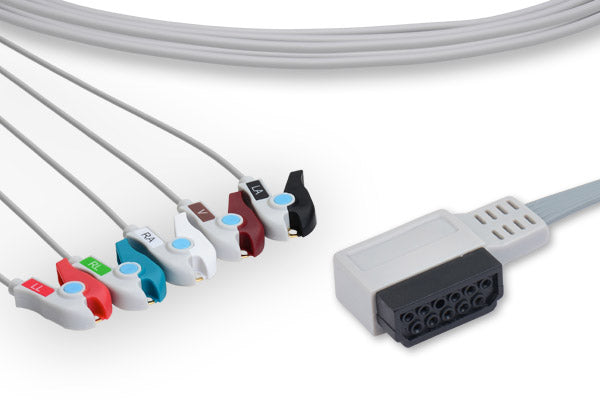 Cable Conductor de Telemetría ECG Compatible con Philips