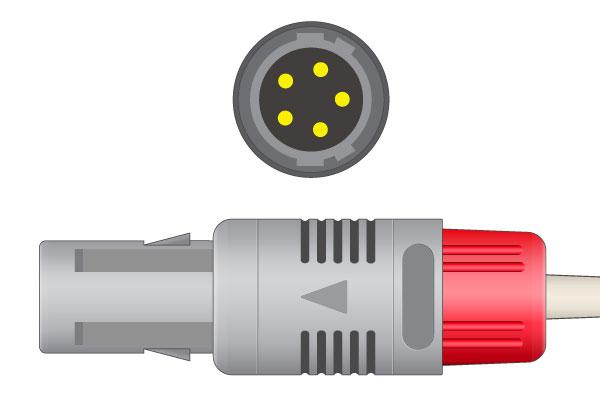 Cable Adaptador SpO2 Compatible con Heal Force