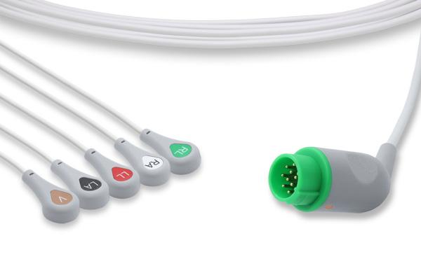 Cable ECG de Conexión Directa Compatible con Bexen Cardio
