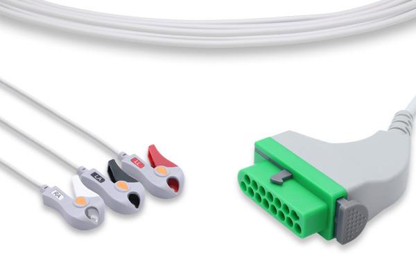 Cable ECG de Conexión Directa Compatible con Fukuda Denshi