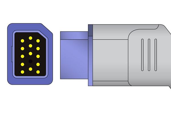 Cable Adaptador SpO2 Compatible con Nihon Kohden