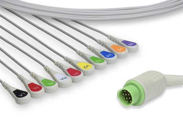Cable ECG de Conexión Directa Compatible con Fukuda Denshi