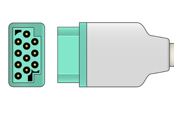 Cable ECG de Conexión Directa Compatible con GE Healthcare > Marquette- CBM-05NA-10AS-0001