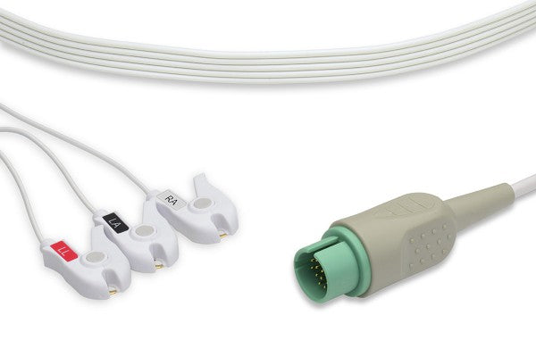 Cable de ECG de Conexión Directa Desechable Compatible con Spacelabs