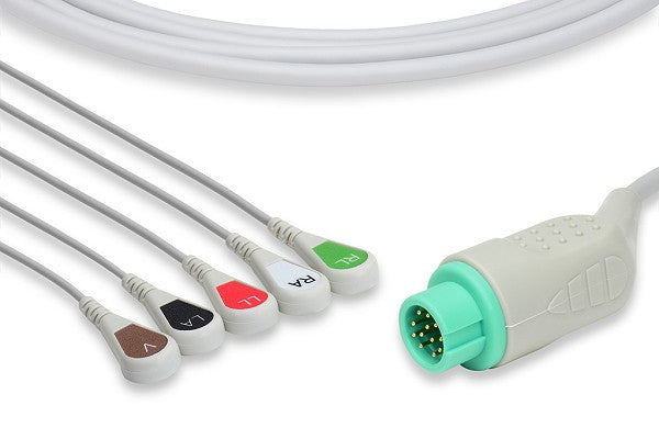 Cable de ECG de Conexión Directa Compatible con DRE