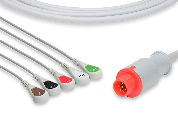 Cable ECG de Conexión Directa Compatible con Bionet