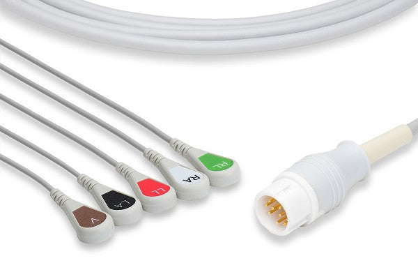 Cable ECG de Conexión Directa Compatible con Philips