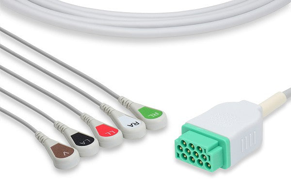 Cable ECG de Conexión Directa Compatible con GE Healthcare > Marquette