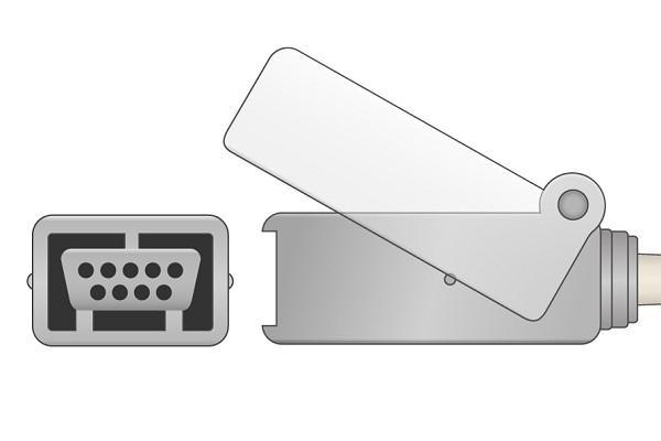 Cable Adaptador SpO2 Compatible con Masimo- LNC MAC-180