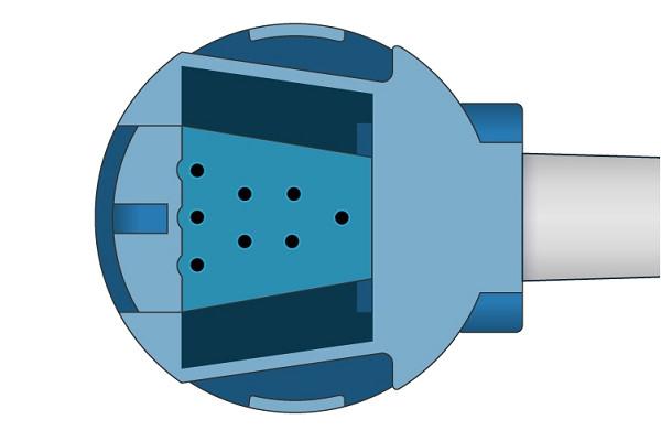 Cable Adaptador SpO2 Compatible con Datex Ohmeda- OXY-ES3