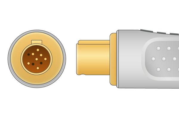 Cable Adaptador SpO2 Compatible con Hellige- 30344358