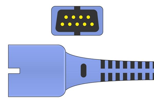 Cable Adaptador SpO2 Compatible con Nonin- NON-UNI-EXT-3