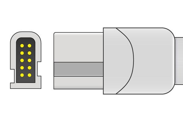 Cable Adaptador SpO2 Compatible con Spacelabs- 700-0906-00