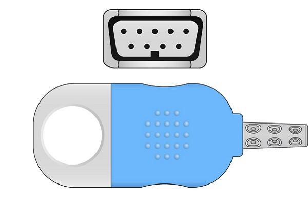 Cable Adaptador SpO2 Compatible con Nihon Kohden- JL-302T