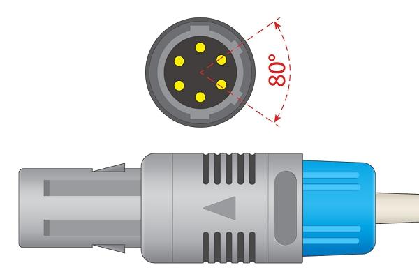Sensor SpO2 de Conexión Directa Compatible con General Meditech, Inc.