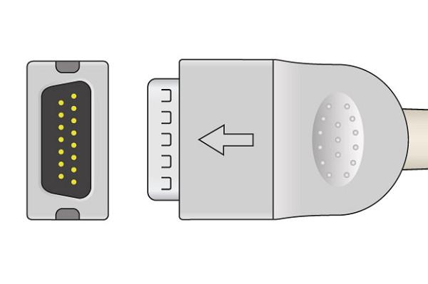 Cable EKG de Conexión Directa Compatible con Mortara > Burdick