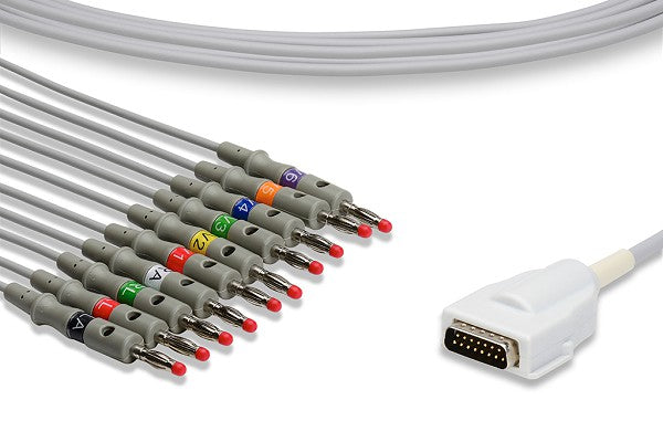 Cable EKG de Conexión Directa Compatible con Mortara > Burdick
