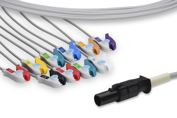 Cable EKG de Conexión Directa Compatible con Mortara > Quinton