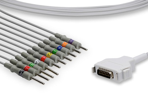 Cable EKG de Conexión Directa Compatible con Fukuda Denshi