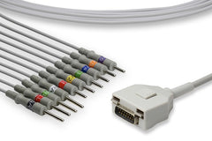 Cable EKG de Conexión Directa Compatible con Fukuda MEthumb