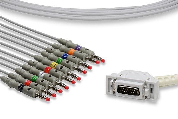 Cable EKG de Conexión Directa Compatible con Hellige