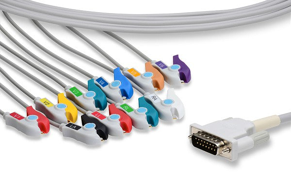 Cable EKG de Conexión Directa Compatible con Philips