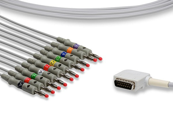 Cable EKG de Conexión Directa Compatible con Kenz