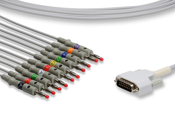 Cable EKG de Conexión Directa Compatible con Nihon Kohden- BA-902D