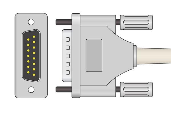Cable EKG de Conexión Directa Compatible con Schiller- 2.400095