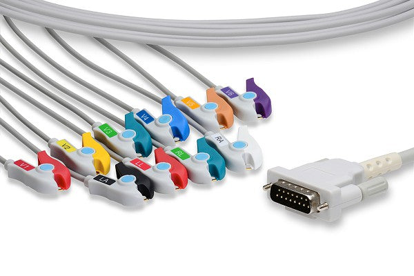 Cable EKG de Conexión Directa Compatible con Schiller