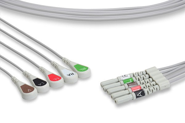 Cable ECG Compatible con Estilo DIN
