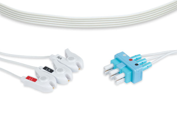 Cable Conductor ECG Desechable Compatible con Philips