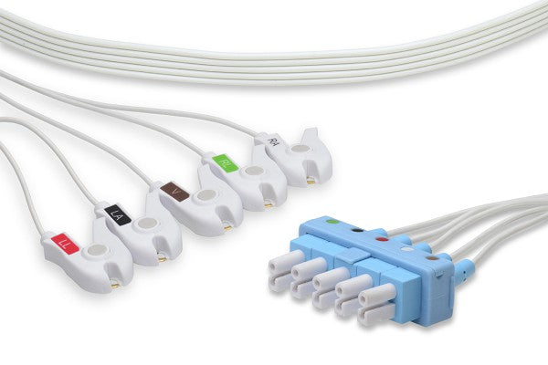 Cable Conductor ECG Desechable Compatible con Philips