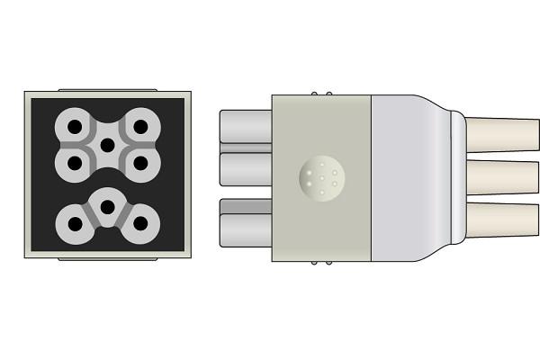Cable de Telemetría ECG Compatible con GE Healthcare > Marquette- 394111-009
